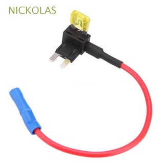 NICKOLAS Fast Fuse Plug adaptador rápido fusible Micro portafusibles Micro electrónico cuchilla de alambre soporte de instalación/Multicolor