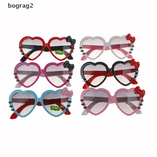 [bograg2] gafas de sol anti uv con lazo uv para niños/niñas/lentes de corazón de dibujos animados/moda mx66