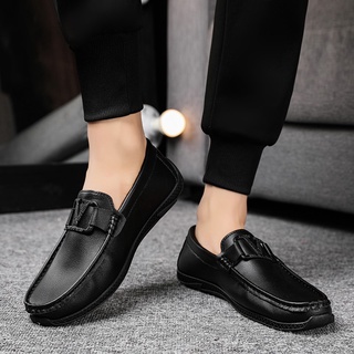 Nueva llegada zapatos de los hombres de moda mocasines de cuero zapatos de conducción zapatos de oficina tamaño: 39-44