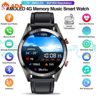 Envío 2021 Nuevo 454 * 454 4G Pantalla Reloj Inteligente Siempre Mostrar El Tiempo compatible Con Bluetooth Llamada Local Música Smartwatch Para Mens Android TWS Auriculares minis1oso3