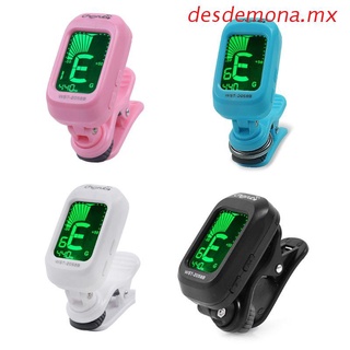 desdemona Folk Acoustic Guitar Tuner Violin Ukulele Bass Electronic Tuning Tuner Stringed Musical Instrument Accessories Guitar Bass Tuner