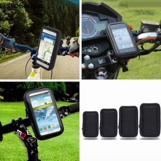 [StOnesHot] Black Bike Bicycle Motorcycle Phone Case Bag Handlebar Mount Holder Waterproof .