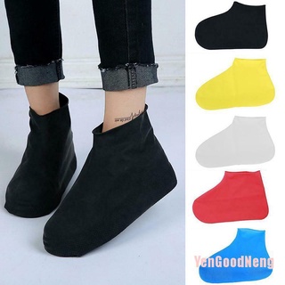 (YenGoodNeng) Overshoes Rain silicona impermeable zapatos cubre botas cubierta Protector reciclable