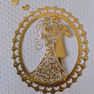81 jazmín Papercut craft DIY Scrapbooking dote forma de novia artesanía de papel