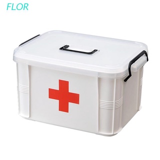Fior botiquín de primeros auxilios portátil caja de emergencia medicina pecho para el hogar al aire libre Hospital farmacia contenedor de almacenamiento