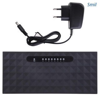 Smil 8-Port 10/100Mbps Ethernet Network Switch HUB Desktop Mini Fast LAN Switcher Adapter