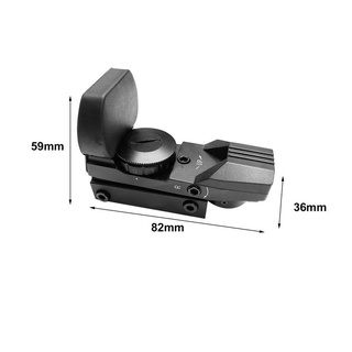 Beileshi HD101 visores de caza óptica punto rojo mira riel francotirador pistola de aire (6)