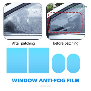 Ic-stock ^4 pzs películas protectoras para ventana/espejo lateral de coche/películas antiniebla transparentes a prueba de lluvia (2)