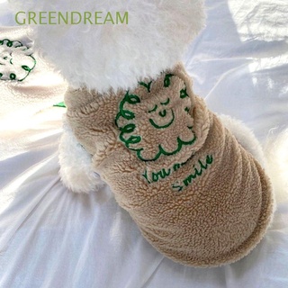 GREENDREAM Sonrisa blanca Ropa para perros Algodón Camisa abierta Chaleco para mascotas para perros Disfraz para mascotas Chaleco Ropa para mascotas Suministros para mascotas Cálido Disfraz para perros/Multicolor (1)