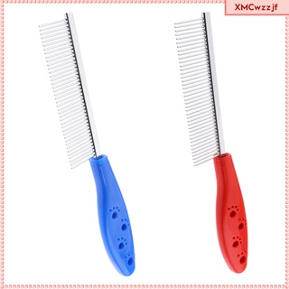[Ready Stock] Heavy Duty Stainless Steel Pet Massage Brush Comb Hair Grooming Pin Brush for Dog Cat Rabbit