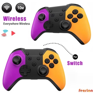 Para Interruptor Inalámbrico Gamepad Para Switch Pro Bluetooth compatible Con Controlador De Juego NS Mango Con Wakeup feerlon