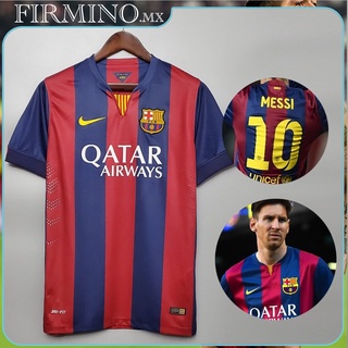 2014-2015 Retro Jersey Barcelona Local Camiseta de Fútbol Personalización Nombre Número Vintage Jersey