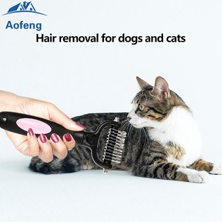 (formyhome) peine para mascotas, cepillo de aseo, para perros, gatos, depilación