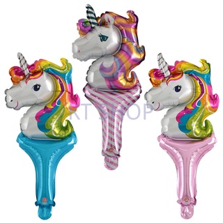 【3 balloon set price】Unicornio globos fiesta de cumpleaños regalos de decoración para niños