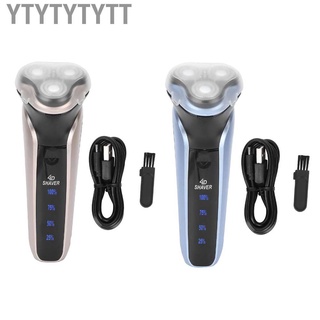 ytytytytt clipper pantalla digital afeitadora eléctrica 3d flotante afeitadora conveniente para hombres en casa