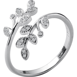 Anillo de plata s925 hojas de diamante apertura anillo arte rama de olivo anillo