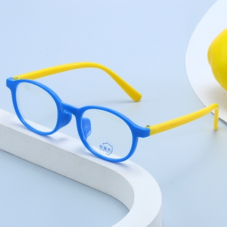 Anti-azul gafas de protección de los niños de los ojos pueden reemplazar la lente pequeño marco cuadrado lindo gafas marco de protección de la radiación femenina gafas de los niños gafas