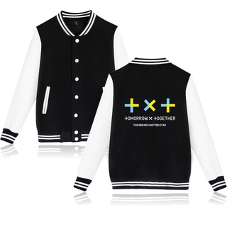 2021 Kpops Jacket Tomorrow X Together Harajuku 2021 And Men Baseball Jacket Streewears