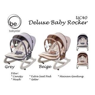 Babyelle UC 40 Rocker READY Baby gorila Beige y gris Color para recién nacido a 30 Kg