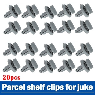 20pcs Rear Boot Parcel Shelf Clip Storage Strap For Nissan Juke F15 799161KA3A/passion1/
