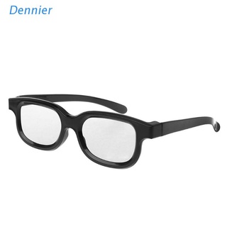 DENN Circular Polarized Passive 3D Stereo Glasses Black For 3D TV Real D IMAX Cinemas