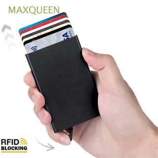 Maxqueen Escova antirrobo automático Pop Up De aleación De aluminio/tarjeta RFID/identidad/Bolsa multicolor