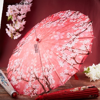 roadgoldred tela de seda de las mujeres de estilo chino paraguas de cerezo flores de danza antigua paraguas wdfg (6)
