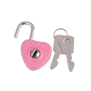 Com* Mini candados cerradura de llave con llave de equipaje cerradura para bolsa de cremallera mochila diario de manualidades