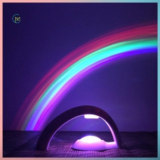 prometion segunda generación increíble arco iris proyector luz colorida arco iris led proyección luz led luz de noche
