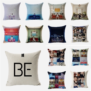 BTS combinación patrón sofá almohada dormitorio funda de cojín mesita de noche funda de almohada decoración del hogar (1)