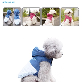 ankaina moda perro Chamarra perro de dos patas chaleco ropa de pelo antiadherente para otoño invierno
