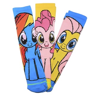 Calcetas personajes Mi Pequeño Pony 3 pares calcetines calidad Largo 3/4