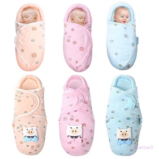 hear 0-6M Newborn Baby Cotton Blanket Swaddle Toddler Winter Warm Sleeping Bags Sleepsack Baby Stroller Wrap