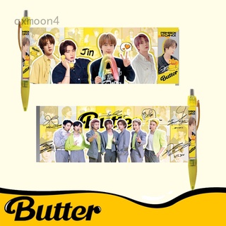 Kpop BTS Butter Ballpoint Pen Student Stationery Supplies Gel Pen School Writing Gifts