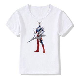 Los niños Ultraman de dibujos animados T-shirt niños verano Tops camiseta bebé niñas niños ropa