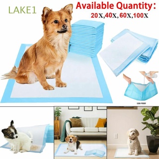 LAKE1 Práctico Almohadillas de entrenamiento para cachorros Absorción de agua Suministros de mascotas Tapetes para orinar en el inodoro Gato Grande Perro Desodorante Alfombras de piso
