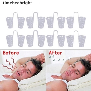[timehee] 8 Pcs/Set Snoring Solution Anti Snoring Devices Professional Snore Stopper Nose .