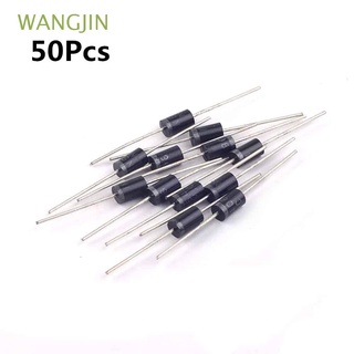 wangjin durable diodo in5408 kit electrónico rectificador 3a 1000v 50pcs inserción directa do-27 1n5408 componentes/multicolor