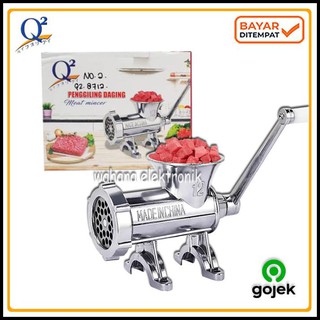 Picadora de carne de acero inoxidable original Q2-8712 molinillo de carne