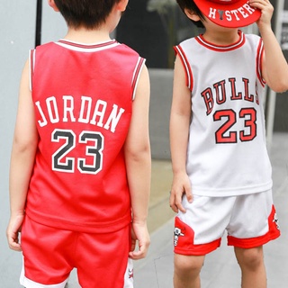 Niños niños 2Pcs letras impresión sin mangas Tops+Short deportes baloncesto traje