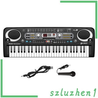 [Hi-tech] Teclado USB de 54 teclas instrumentos musicales Piano Digital eléctrico para niños