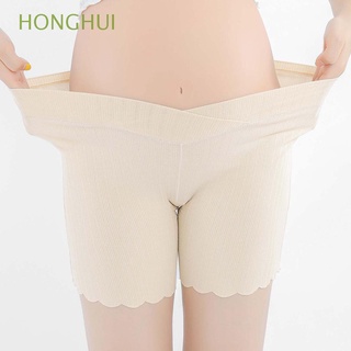 HONGHUI Casual pantalones cortos de maternidad mujeres embarazo pantalones cortos de seguridad calzoncillos verano cómodo algodón transpirable embarazada bragas/Multicolor