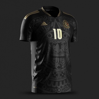 México 2022 Qatar World Cup Camiseta De Fútbol Negro