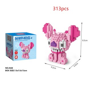 Anime Stitch Building Blocks Toy Lego Nano Diamond Bricks Stitch and Lilo Figures Kids Puzzle Toys Gift Original (8)