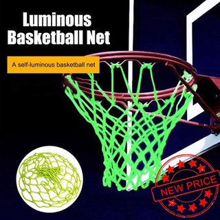 1Pc verde fluorescente red de baloncesto luminoso baloncesto deportes red aro noche llanta J5N2
