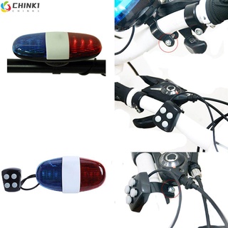 CHINK Seguridad Luz eléctrica campana Ultra alto Sirena de policía Bicicleta llamada Tono 4 De plástico Alarma anillo Electronic 6 LED