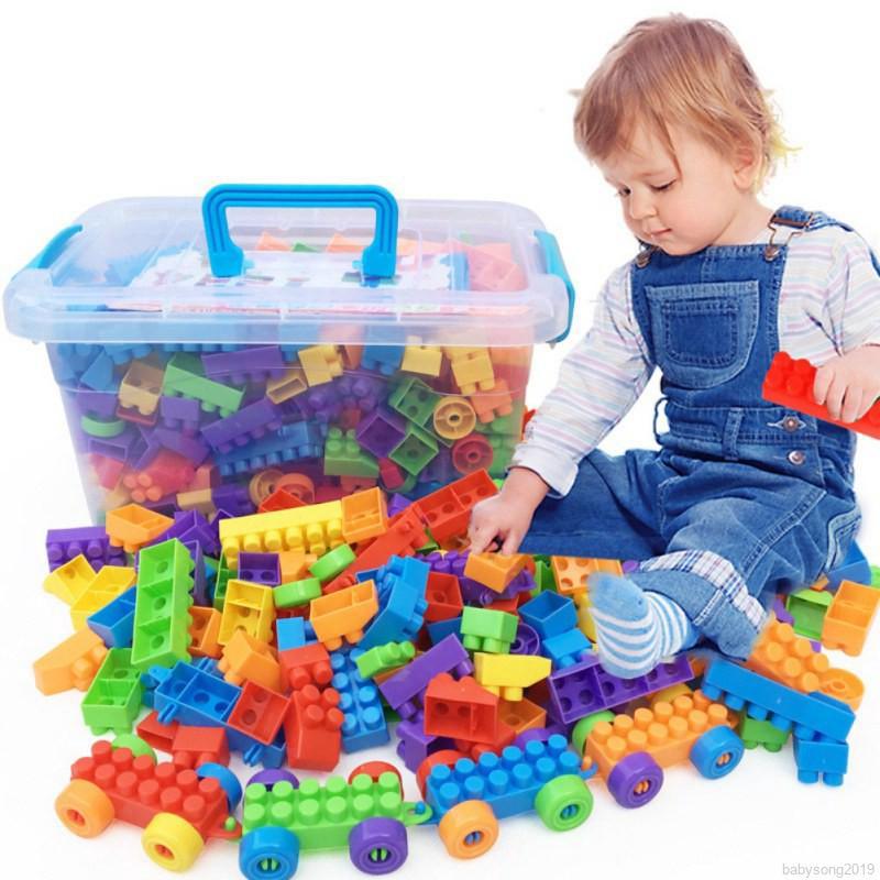 Kimi: bloques de construcción a granel 100/260/416Pcs DIY temprano modelo educativo ladrillos juguetes de ladrillos juguetes juguetes niños regalo de cumpleaños