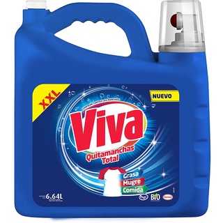 Viva Quitamanchas Total Regular, Detergente líquido 6.64 Litros (1)
