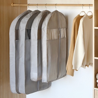 Tridimensional ropa cubierta de polvo a prueba de polvo bolsa colgante ropa traje cubierta de ropa traje bolsa de hogar armario abrigo bolsa aWC7