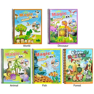 nuevos juguetes niño mágico agua dibujo libro reutilizable colorear doodle libros juguete educativo